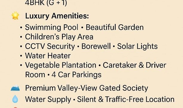 Bungalow at Mahabaleshwar 3300sqft